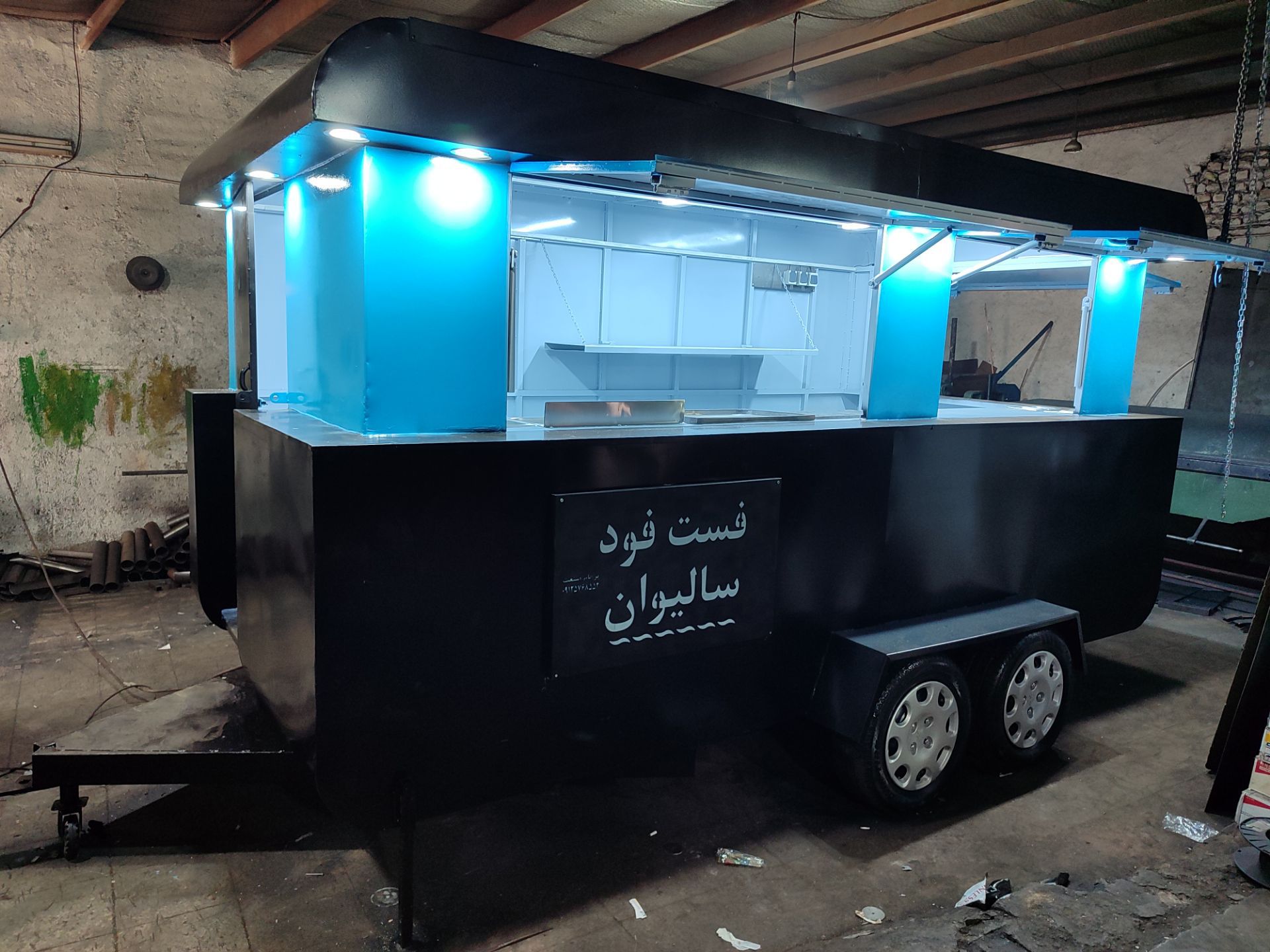 کانکس فست فودی کافی‌شاپ فود تراک